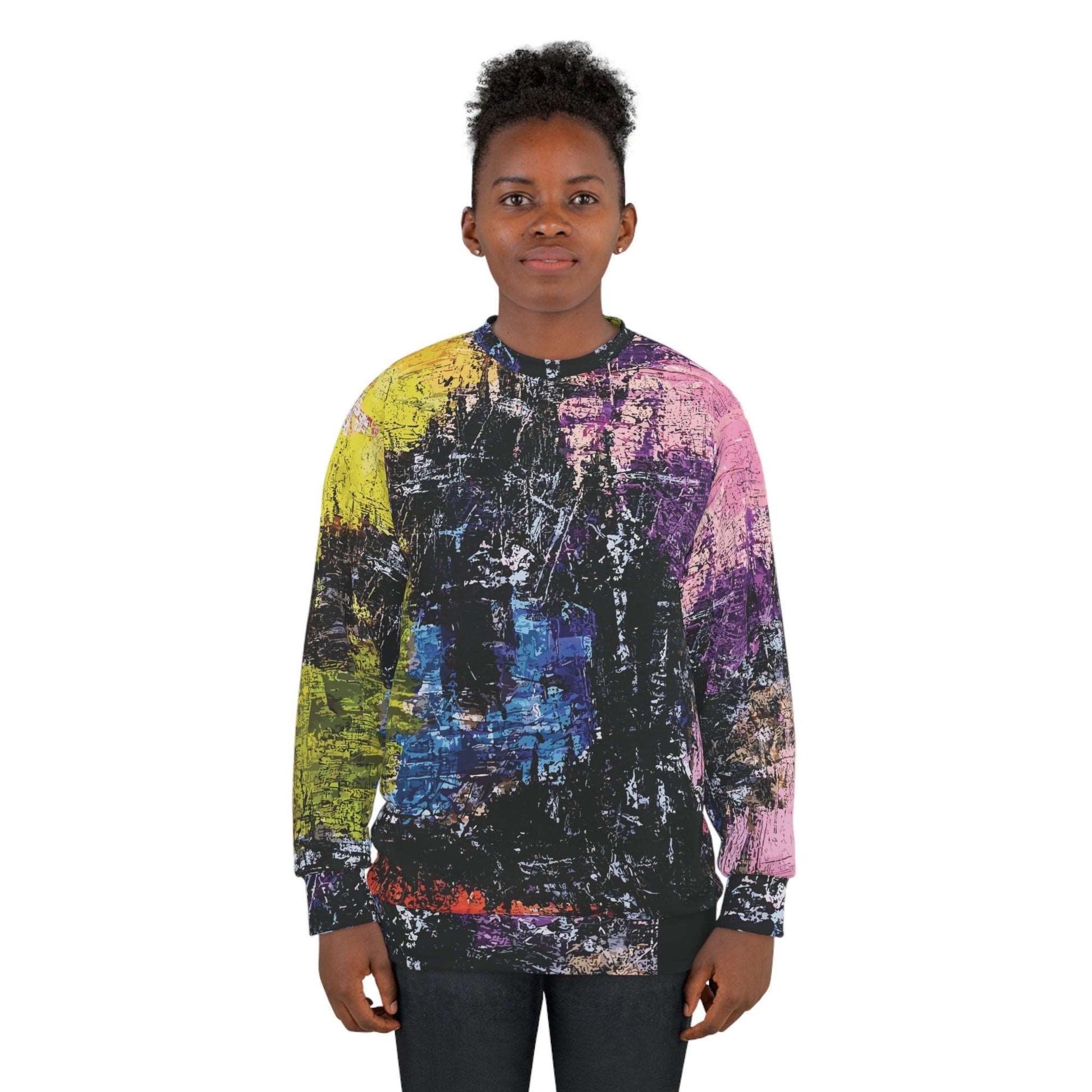 A Journey through Prism: All-Over Print Unisex Sweatshirt