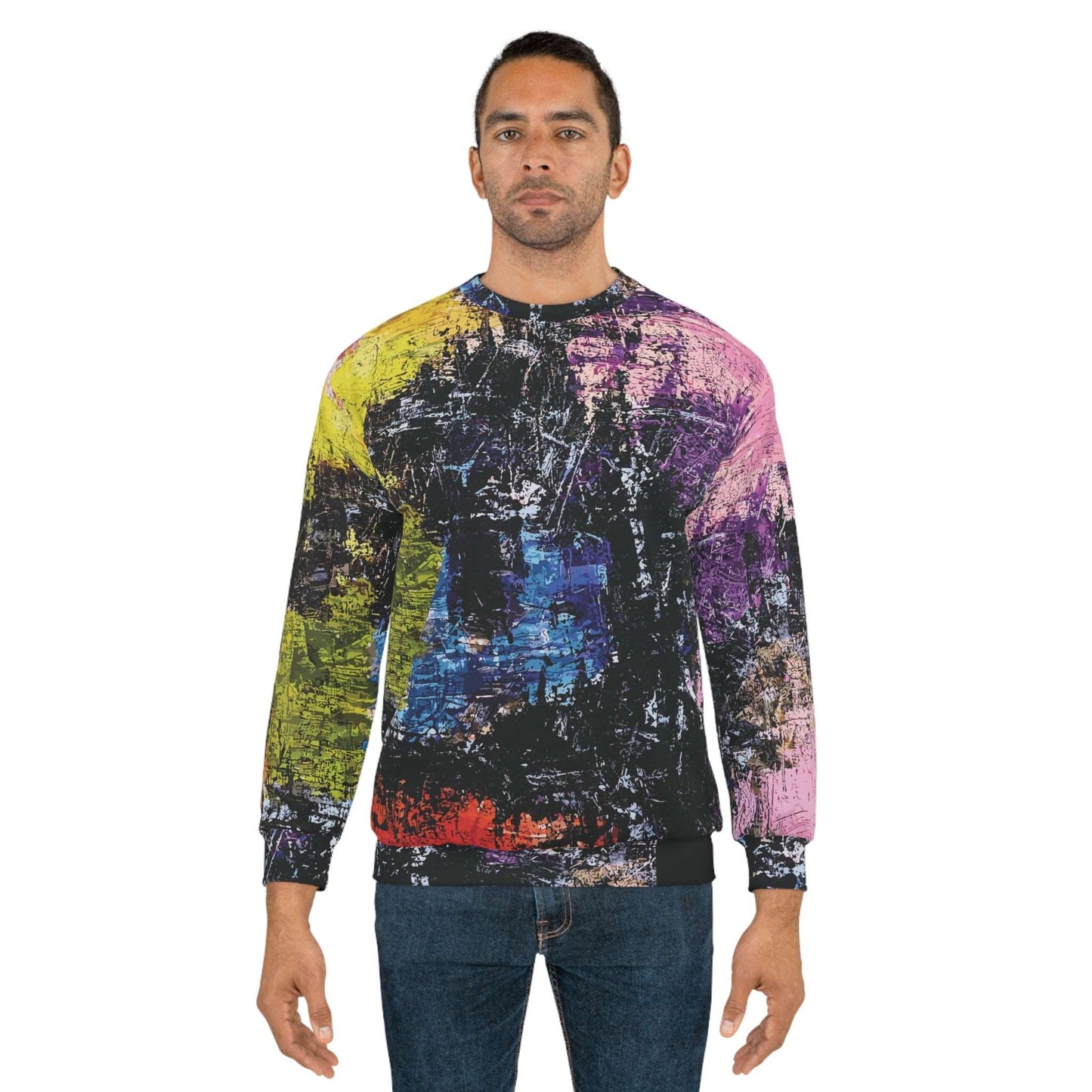 A Journey through Prism: All-Over Print Unisex Sweatshirt