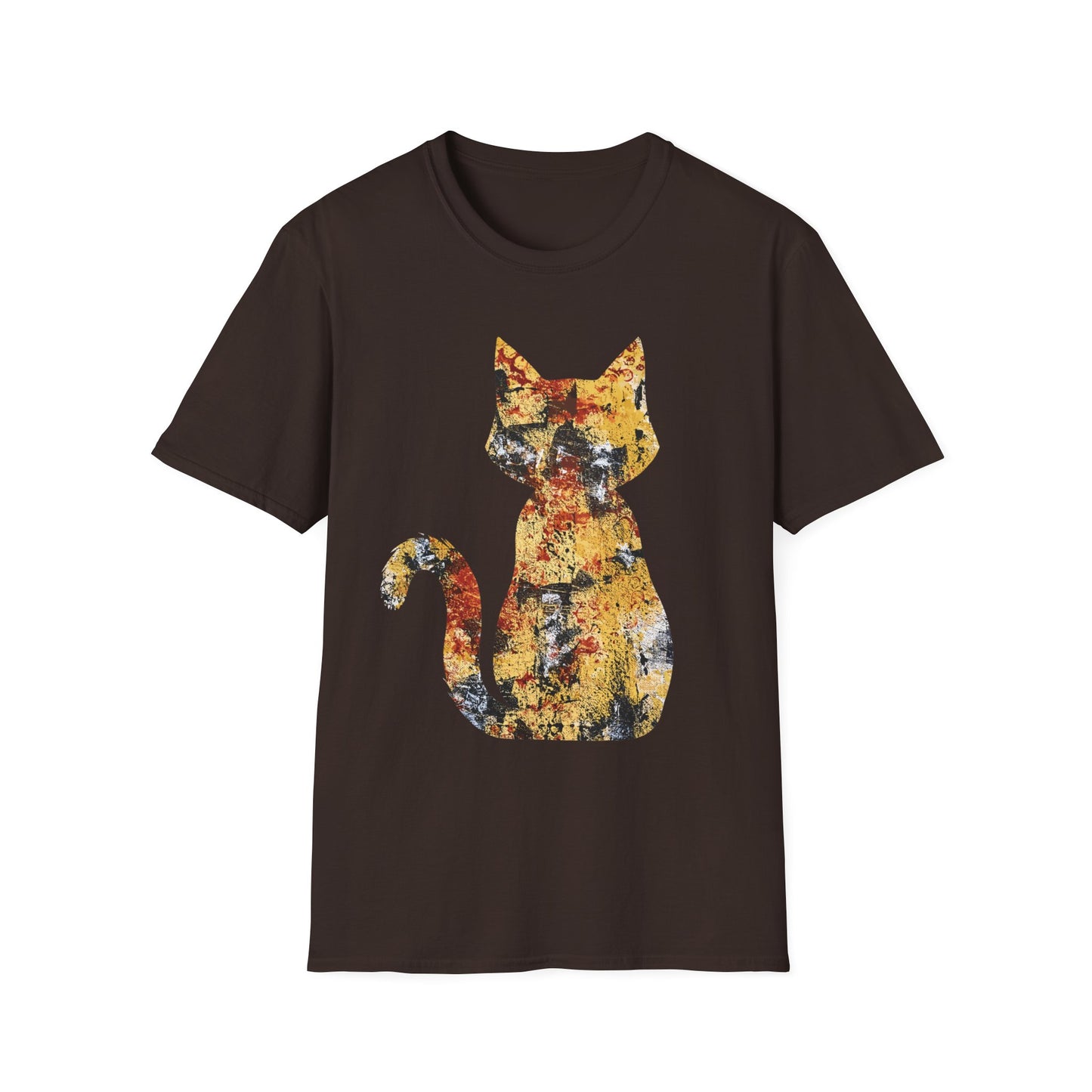 Dot Dot Dot: Unisex Cat Softstyle T-Shirt