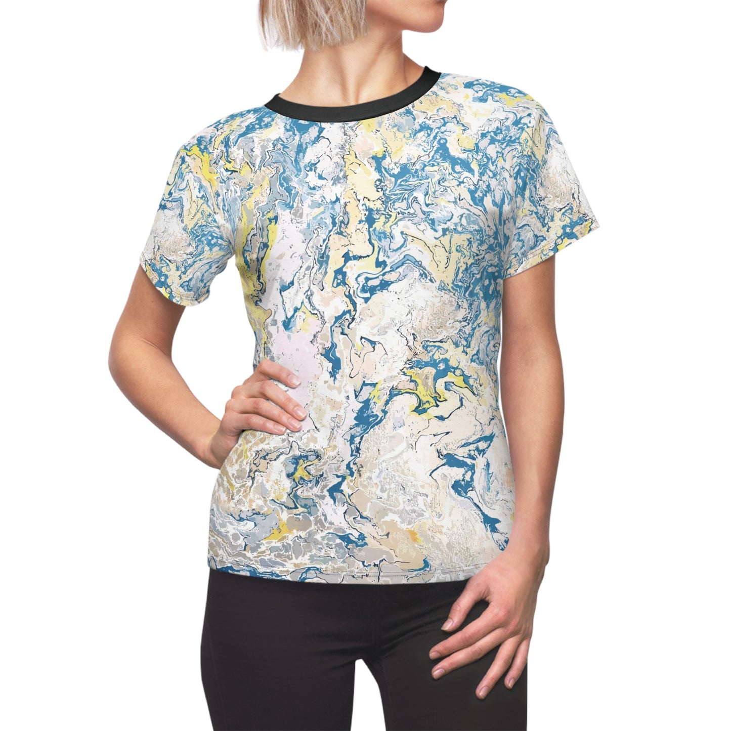 Weight of Choice: Women's All-Over Print Cut & Sew Tee