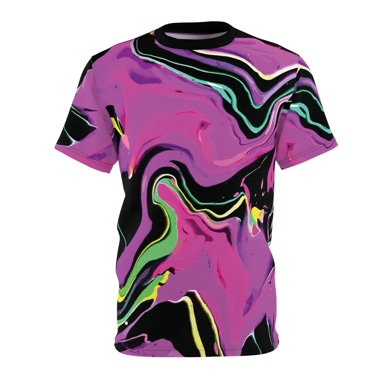 Paths of Pastel: All-Over Print Unisex Tee